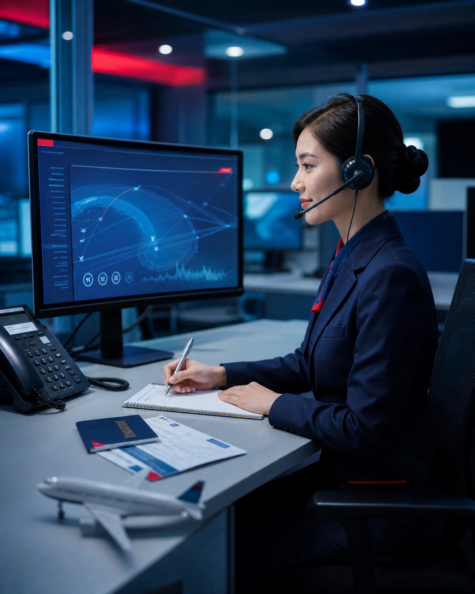Chuyên viên hỗ trợ khách hàng qua tổng đài