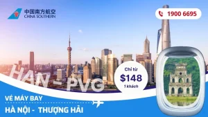 Vé máy bay từ Hà Nội đi Thượng Hải China Southern Airlines