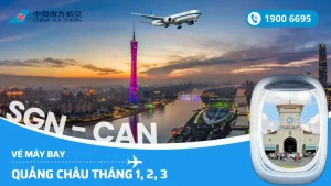 Giá vé máy bay China Southern Hà Nội - Hồ Chí Minh đi Quảng Châu Trung Quốc 1, 2, 3