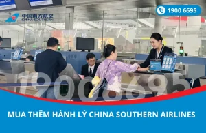 Mua thêm hành lý China Southern Airlines đi Thâm Quyến Trung Quốc
