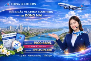 Đổi ngày vé China Southern Airlines tại Đồng Nai