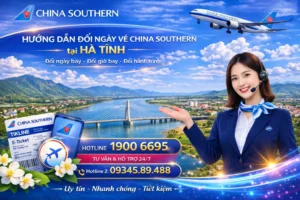 Đổi ngày vé China Southern Airlines tại Hà Tĩnh
