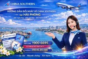 Đổi ngày vé China Southern Airlines tại Hải Phòng