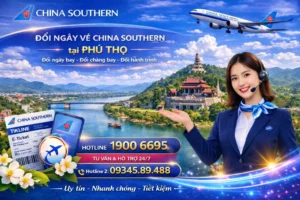 Đổi ngày vé China Southern Airlines tại Phú Thọ