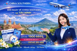 Đổi ngày vé China Southern Airlines tại Tây Ninh
