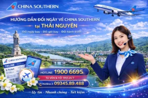 Đổi ngày vé China Southern Airlines tại Thái Nguyên
