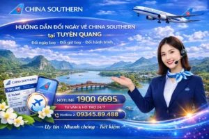Đổi ngày vé China Southern Airlines tại Tuyên Quang