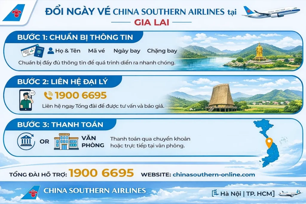 Từng bước hoàn đổi vé máy bay tại Gia Lai